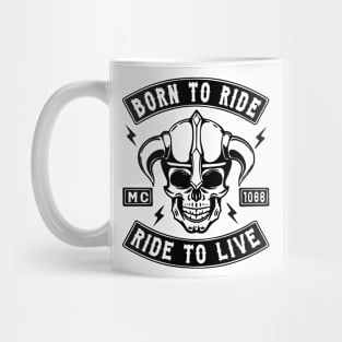 BIKER - BORN TO RIDE RIDE TO LIVE Mug